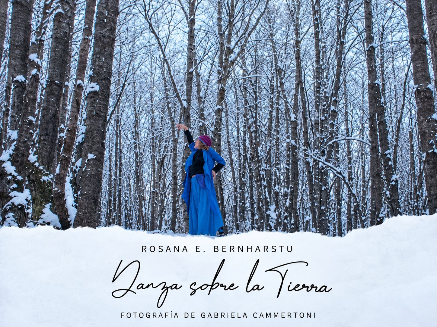 Tapa de «Danza sobre la Tierra», de Rosana E. Bernharstu, con fotografías de Gabriela Cammertoni